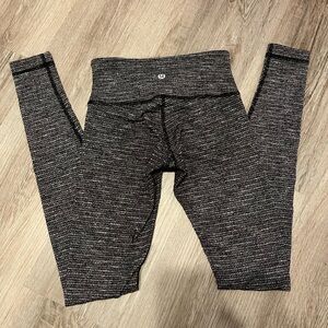 lululemon athletica Black and Gray Leggings